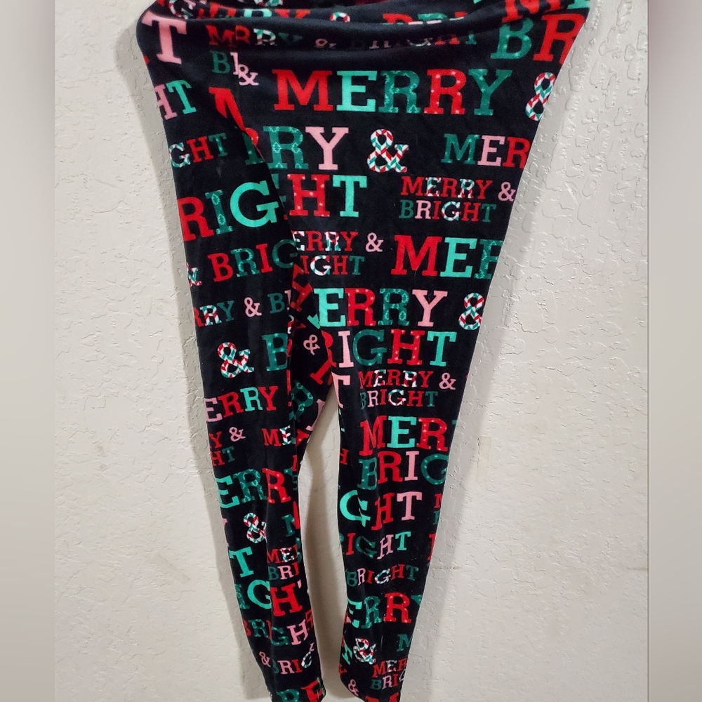 Velvet X-mas leggings